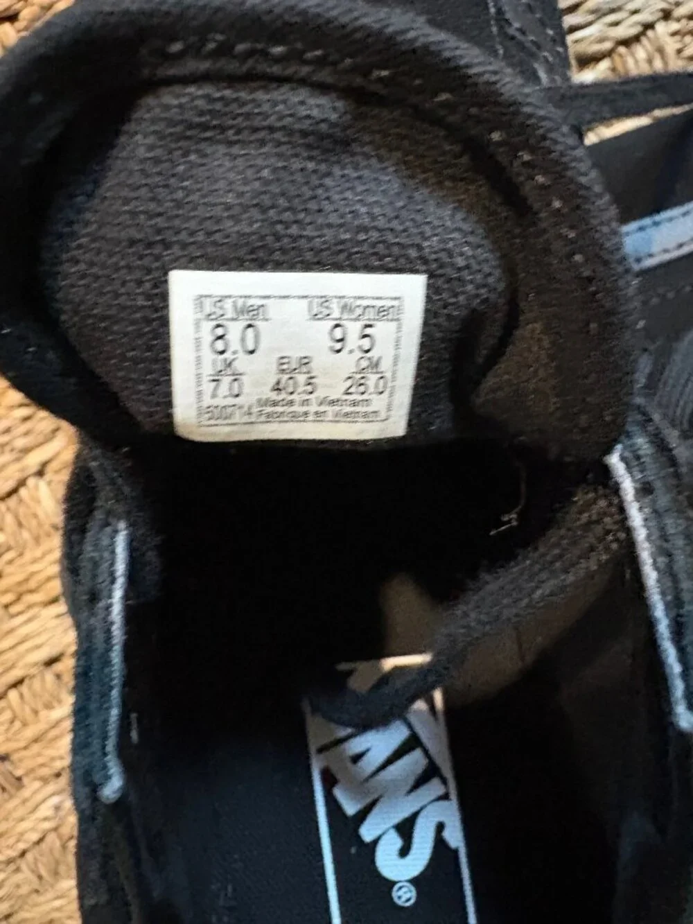 VANS Old Skool Low pro BLACK/BLACK suede sneakers [VN000D0EBKA]
